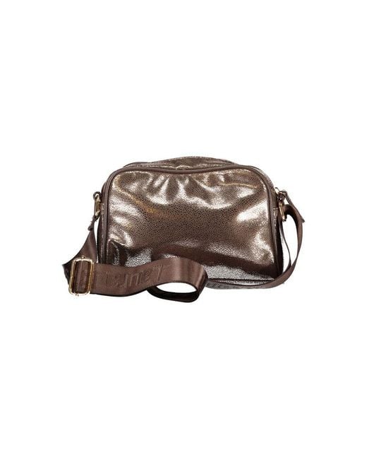 Laura Biagiotti Brown Bronzo Polyester Handbag