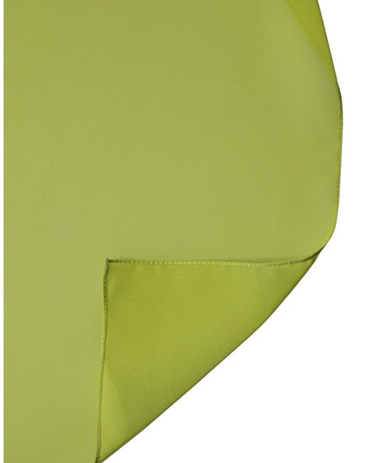 Dolce & Gabbana Green Polyester Stole Neck Wrap Shawl Scarf for men