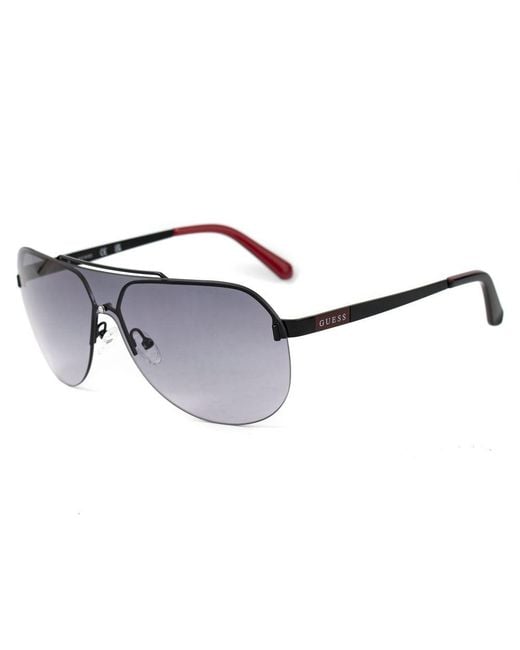 Guess Multicolor Black Metal Sunglasses for men
