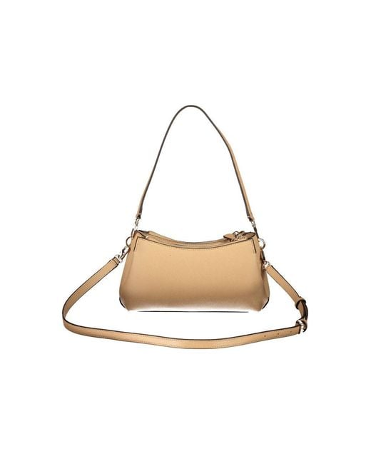 Guess Natural Beige Polyethylene Handbag