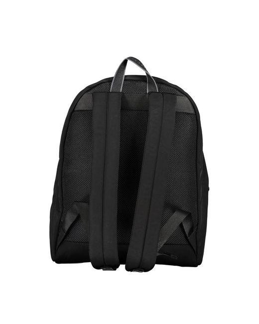 Tommy Hilfiger Black Chic Urban Backpack With Laptop Compartment for men