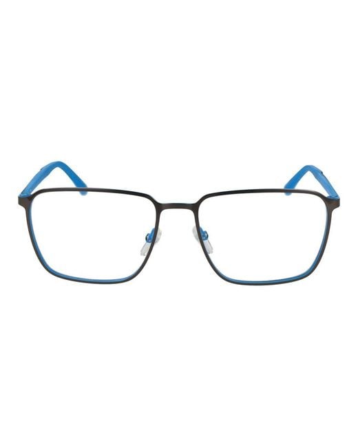 Fila Blue Gray Rubber Glasses (frames) for men