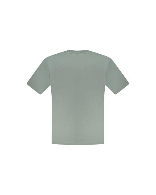 North Sails Green Cotton T-Shirt for men