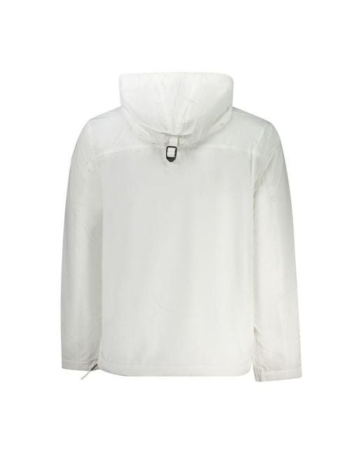 Napapijri White Polyamide Jacket for men