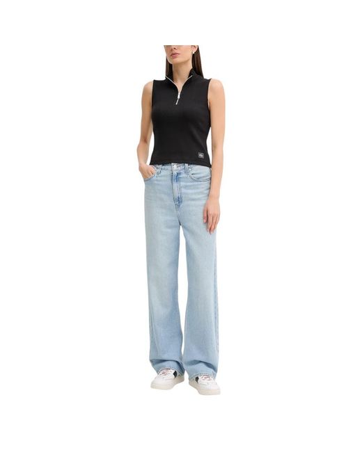 Calvin Klein Black Cotton Top