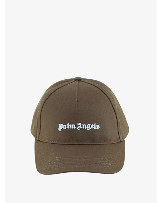 Palm Angels Rubber Hat in Green for Men | Lyst