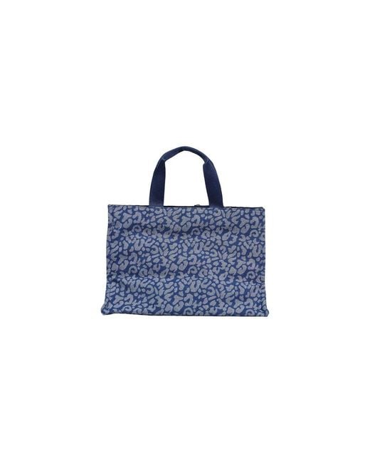 Liu Jo Blue Cotton Handbag