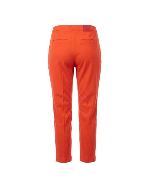 Trussardi Red Orange Cotton 's Pant