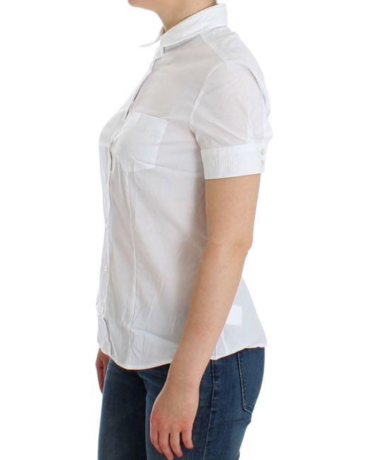 John Galliano Cotton Shirt White Sig12559
