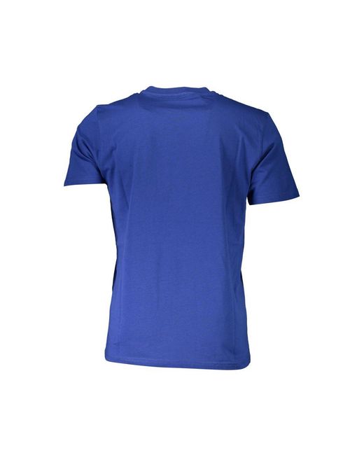North Sails Blue Cotton T-Shirt for men