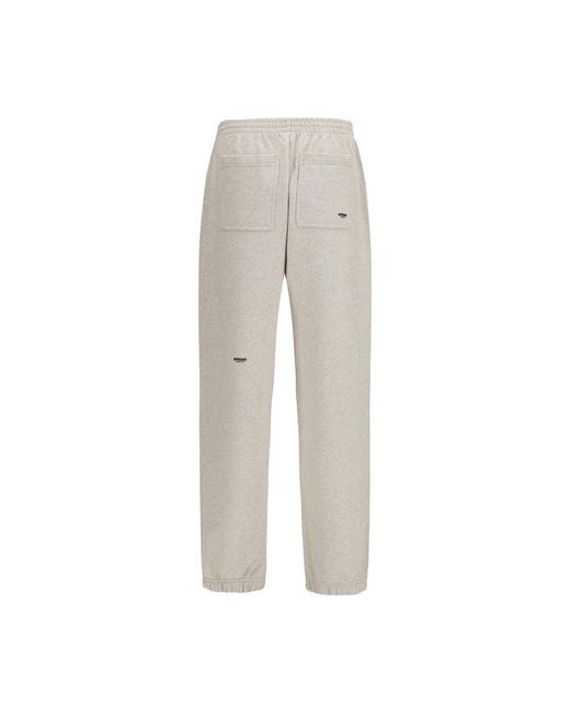 Represent Gray Beige Cotton Casual Pants for men