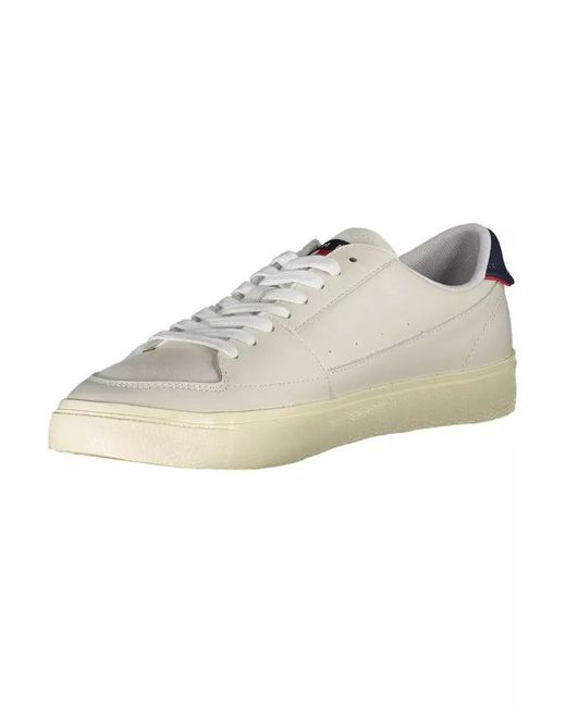 Tommy Hilfiger White Polyester Sneaker for men