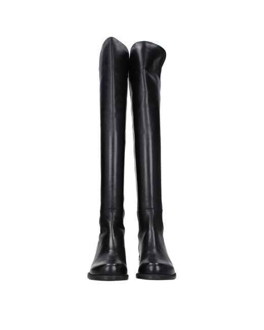 Stuart Weitzman Black Overtheknee Boots