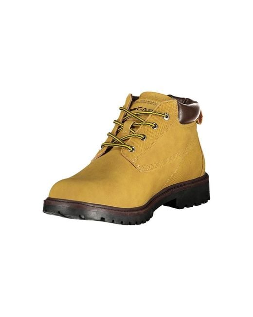Gas Yellow Polyurethane Ankle Boot for men