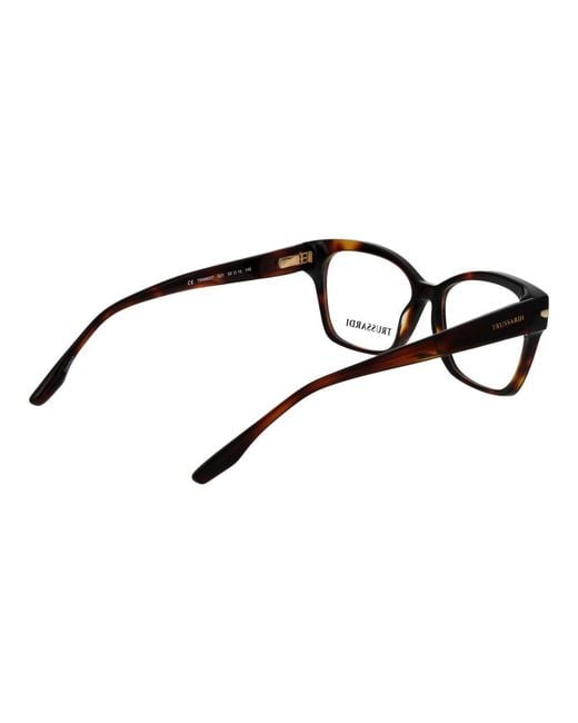 Trussardi Black Brown Acetate Glasses (frames)