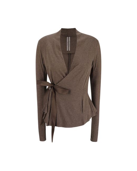 Rick Owens Brown Hollywood Jacket