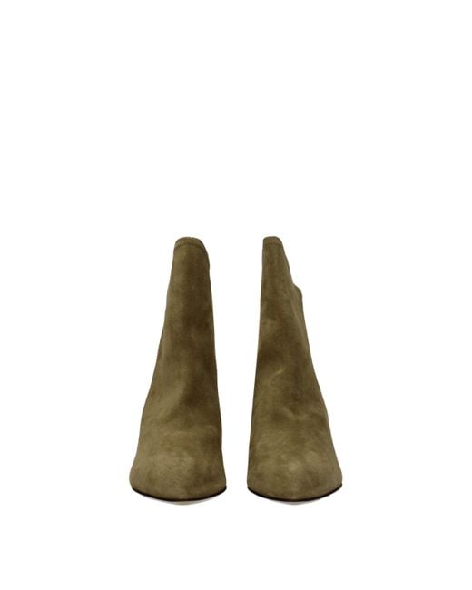 Isabel Marant Green Dicker Ankle Boots
