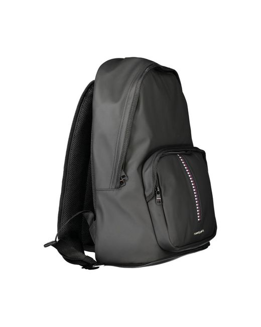 Tommy Hilfiger Black Polyethylene Men Backpack for men