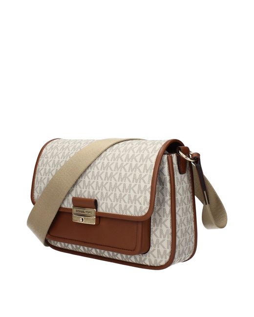 Michael Kors Brown Bradshaw Crossbody Bag Fabric/Acorn