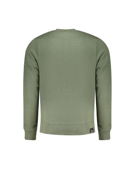Accademia Militare Green Verde Cotton Men Sweatshirt for men