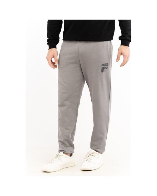 Fila Gray Blue Cotton Joggers (workout Pants) for men