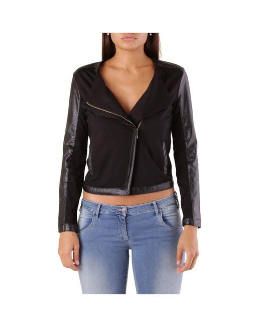 Met Black Viscose Biker Jacket