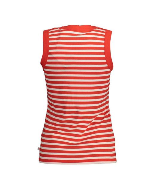Gant Red Cotton Top