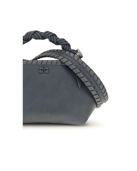 Ganni Blue Polyethylene Shoulder Bag