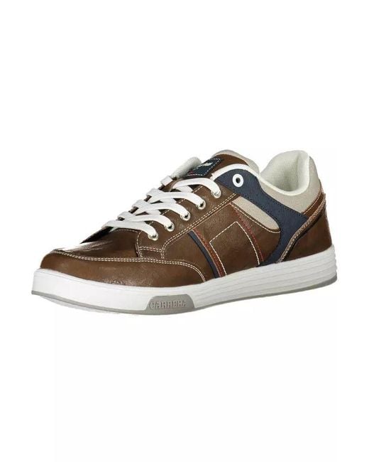 Carrera Multicolor Brown Polyester Sneaker for men