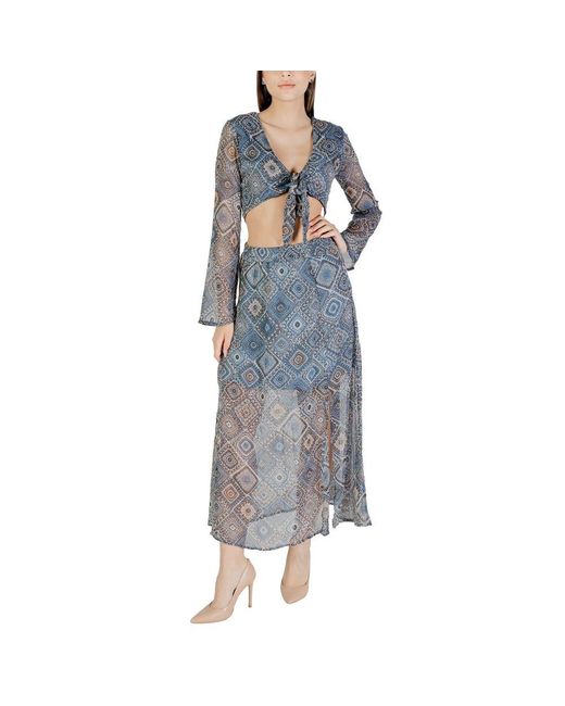 ONLY Blue Recycled Polyester Top