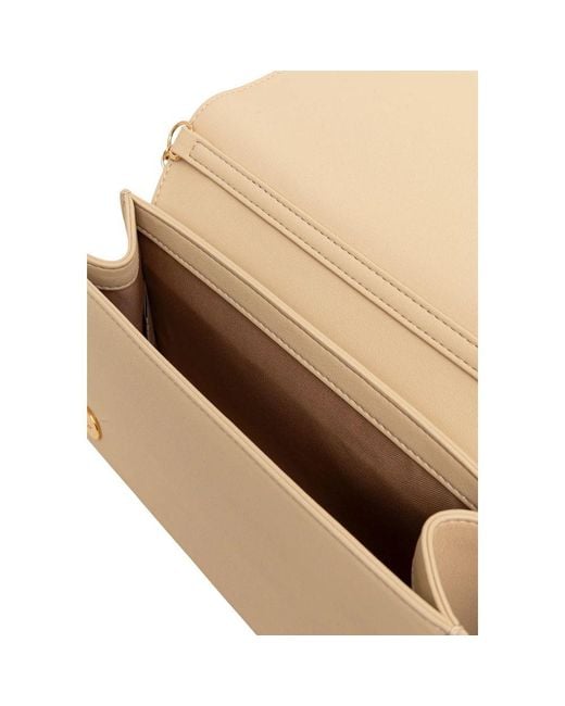 Love Moschino Natural Beige Polyethylene Handbag