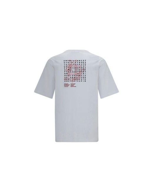 Dolce & Gabbana Blue White Cotton T for men