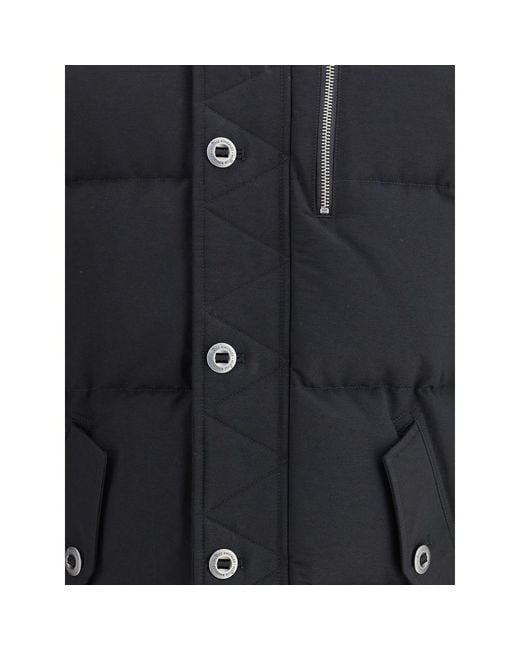 Moose Knuckles Black Original 3q Down Jacket for men
