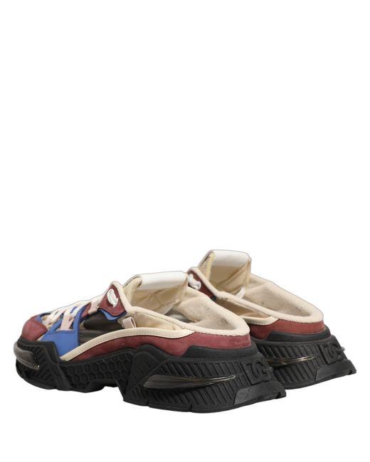 Dolce & Gabbana Multicolor Panelled Airmaster Sneakers Shoes for men