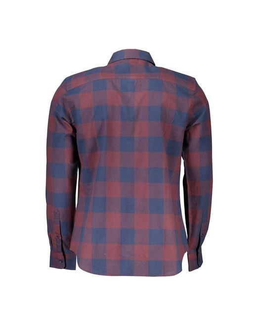 North Sails Blue Cotton Shirt for men
