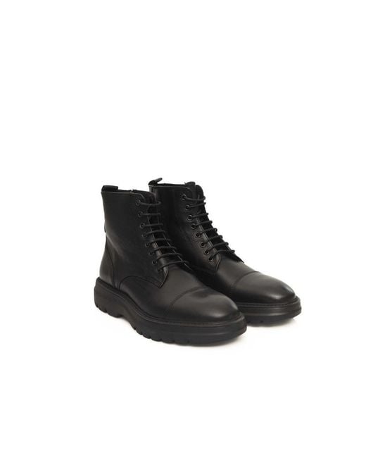 Cerruti 1881 Black Cowhide Boot for men
