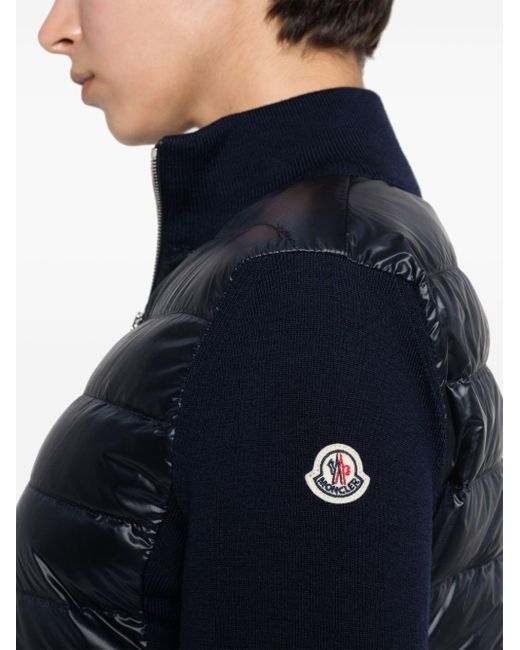 Moncler Black Panelled Padded Jacket