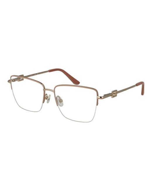 Guess Metallic Pink Metal Glasses (frames)