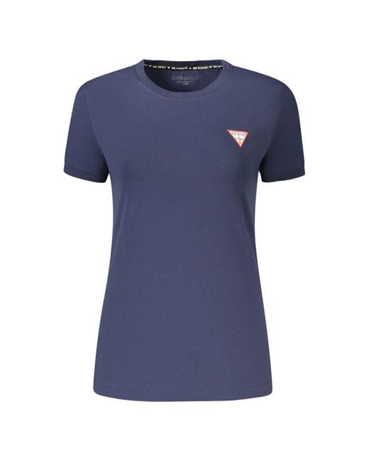 Guess Blue Blu Cotton 's T