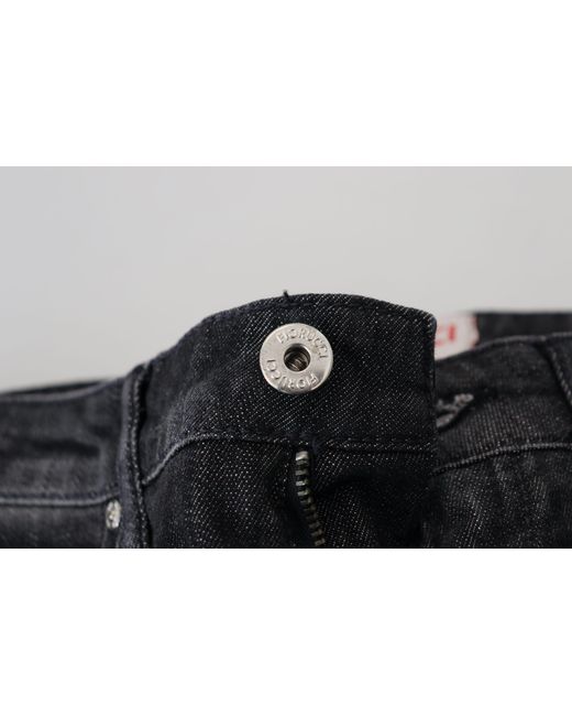 Fiorucci Black Chic Low Waist Skinny Jeans