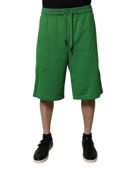 Dolce & Gabbana Green Sweatshorts Casual Style for men