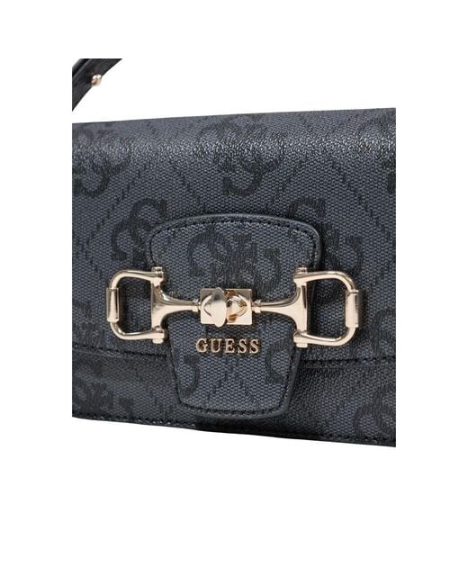 Guess Black Gray Polyethylene Handbag
