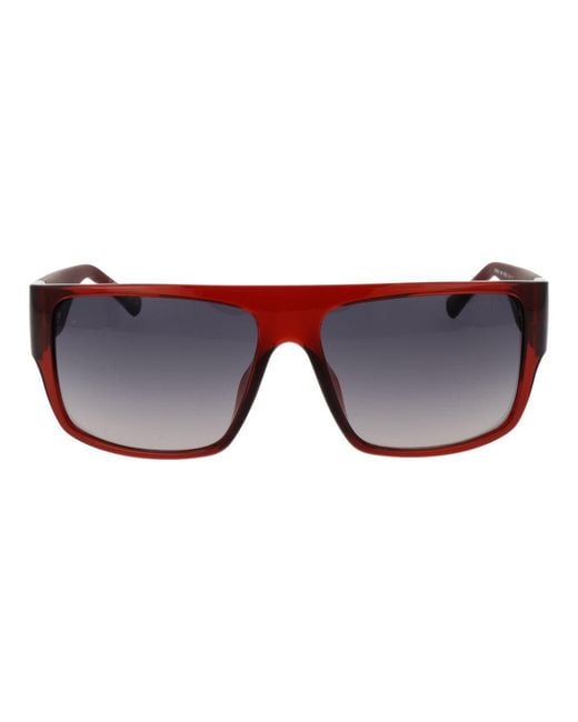 Guess Red Plastic Sunglasses for men