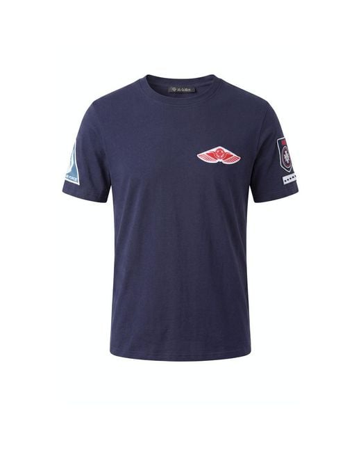 MR & MRS Blue Cotton Men T for men