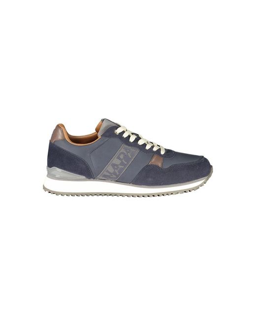 Napapijri Blue Polyester Men's Sneaker for men