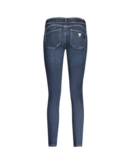 Guess Blue Cotton Skinny Jean