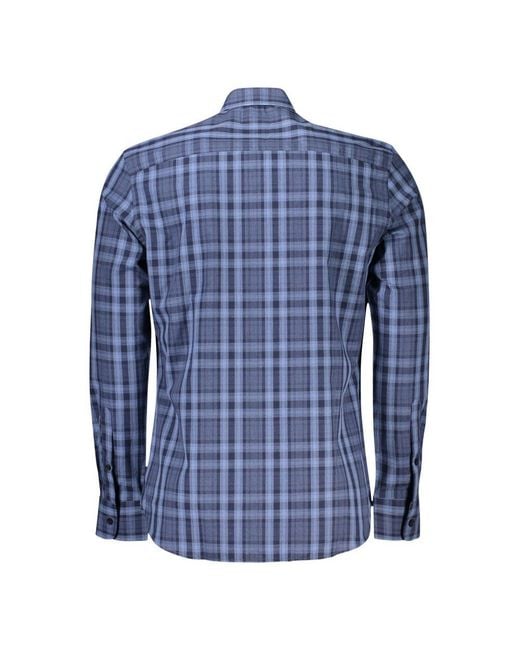 North Sails Blue Cotton Shirt for men