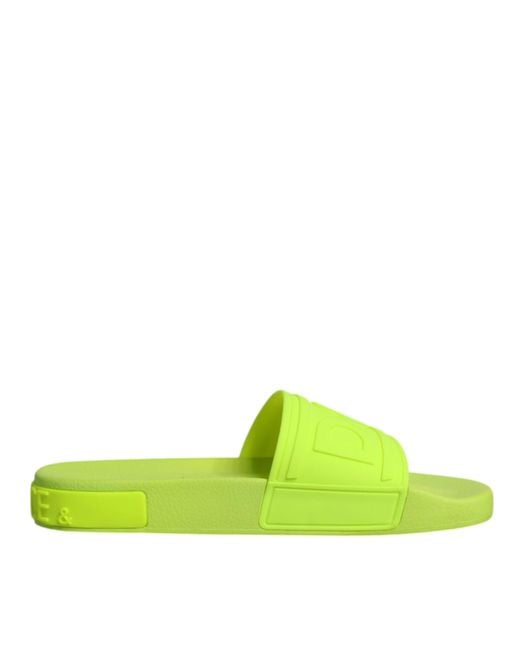 Dolce & Gabbana Green Sliders