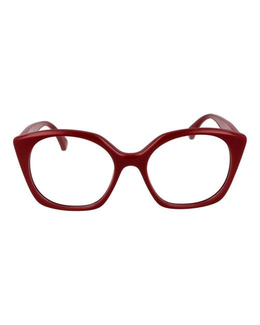 Max Mara Red Plastic Glasses (Frames)