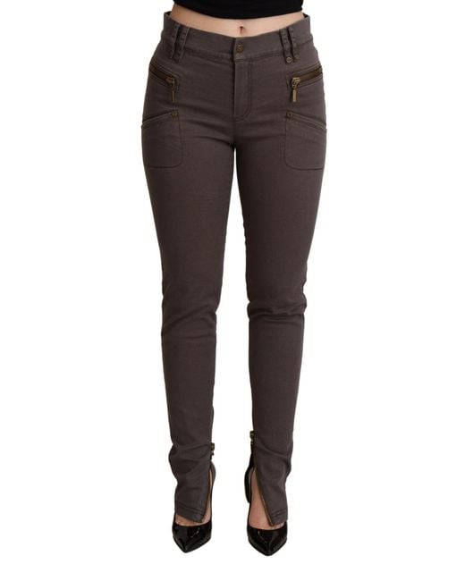 Plein Sud Black Chic Slim-Fit Skinny Jeans